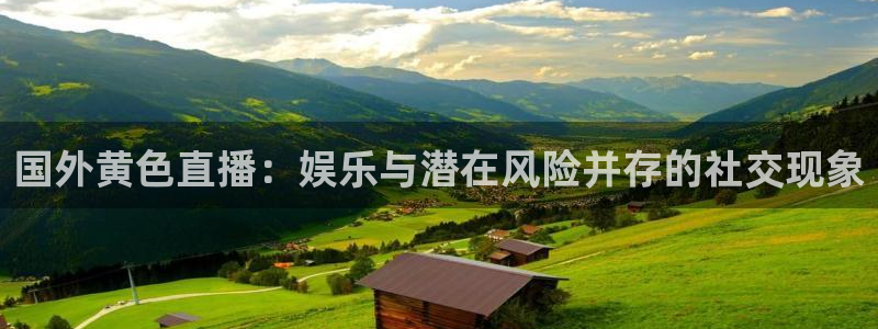 黑白nba免费直播：国外黄色直播：娱乐与潜在风险并存的社交现象
